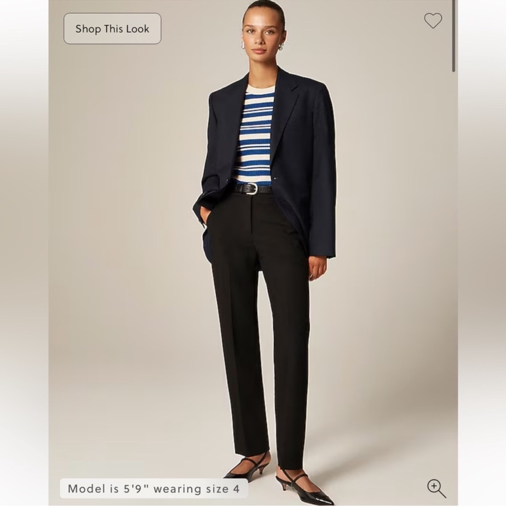 J.Crew Kate straight-leg pant in four-season stretch
